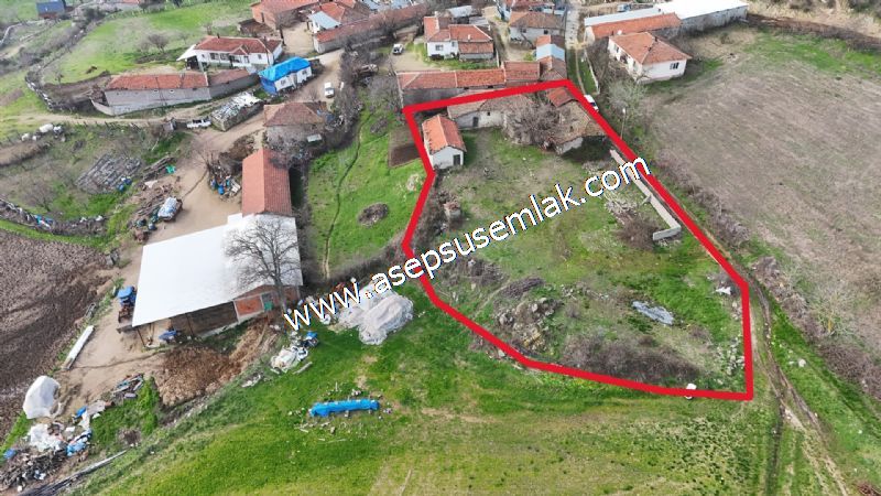 1.400 M2 Müstakil Köy Evi, Arsa 2 Kat %40 İmarlı Gönen Çakmak'ta