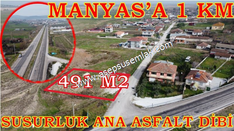 491 m2 Manyas'ta Ana Asfalta Cepheli Arsa, Köy Evi, %40 İmarlı