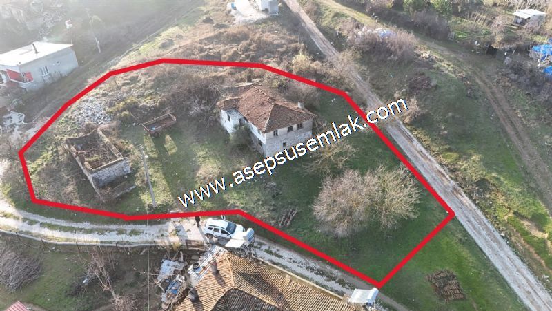 1.180 M2 Müstakil Köy Evi, Arsa 2 Kat %40 İmarlı Manyas Kızık'ta