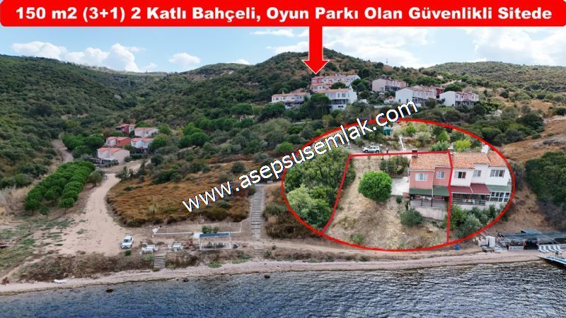 VİLLA 150 m2 (3+1) 2 Katlı Bahçeli, Oyun Parkı, Güvenlikli VİLLA