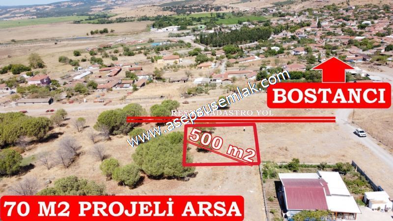 500 M2 (%40) 2 Kat İmarlı Arsa, Köy Evi, Projeli, Doğa Manzaralı