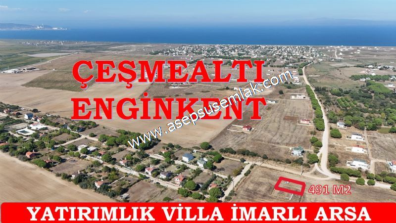 491 m2 Müstakil 2,5 Kat Villa İmarlı Arsa Çeşmealtı Enginkent